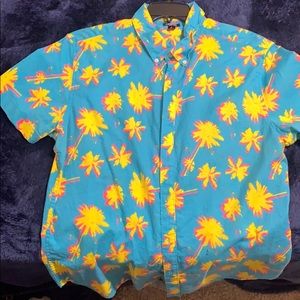 Palm tree dress shirt